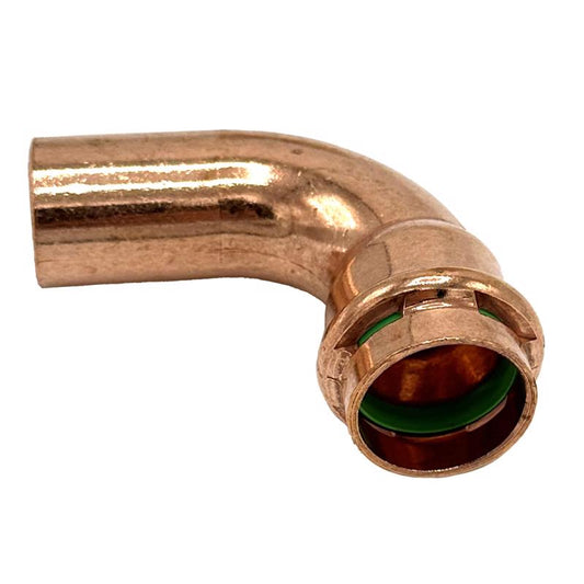Quickfitting 3/4 in. FTG in. X 3/4 in. D Press in. Copper 90 Degree Street Elbow