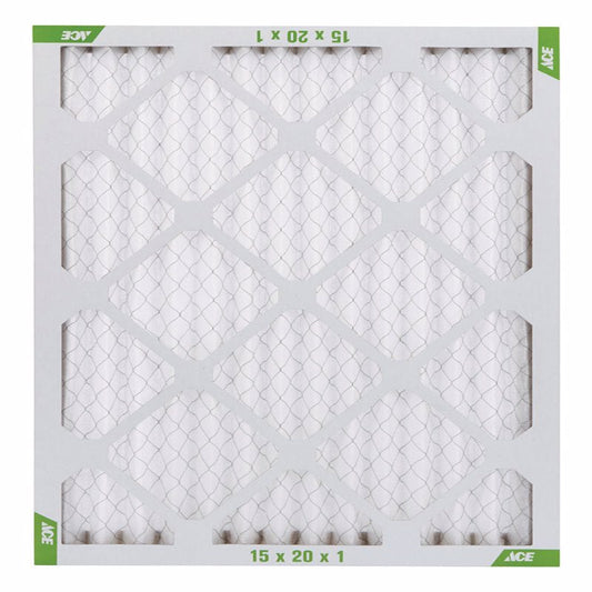 Ace 15 in. W X 20 in. H X 1 in. D Synthetic 8 MERV Pleated Air Filter 1 pk