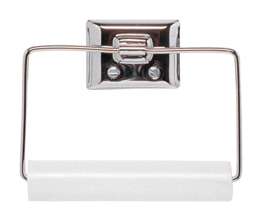 DECKO Chrome Silver Toilet Paper Holder