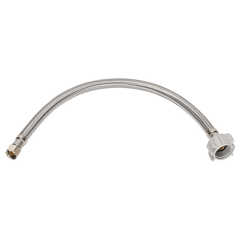 Ace 3/8 in. Compression X 7/8 in. D Ballcock 9 in. Stainless Steel Toilet Supply Line