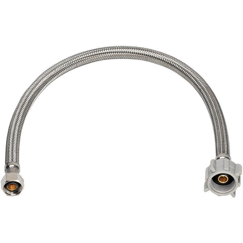 Ace 1/2 in. FIP X 7/8 in. D Ballcock 9 in. Braided Stainless Steel Toilet Supply Line