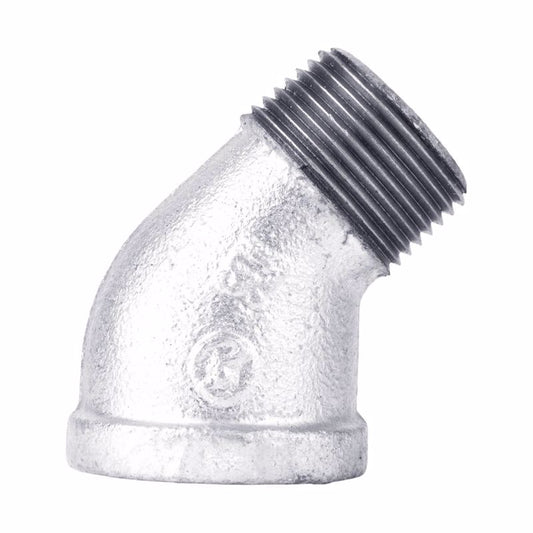 STZ Industries 3/4 in. FIP each X 3/4 in. D MIP Galvanized Malleable Iron 45 degree Street Elbow