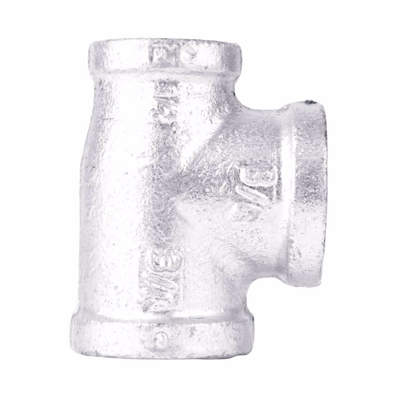 STZ Industries 3/4 in. FIP each X 1/2 in. D FIP FIP Galvanized Malleable Iron Reducing Tee