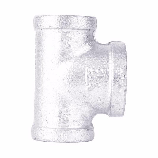 STZ Industries 1/2 in. FIP each X 1/2 in. D FIP FIP Galvanized Malleable Iron Reducing Tee