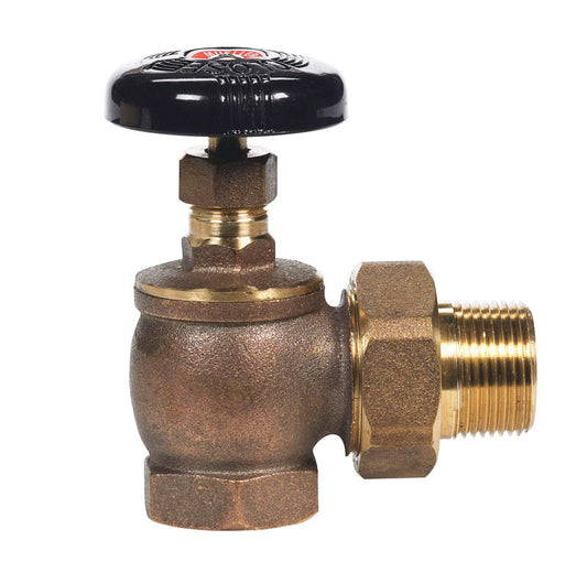 B&K Mueller 3/4 in. Brass Steam Radiator Valve