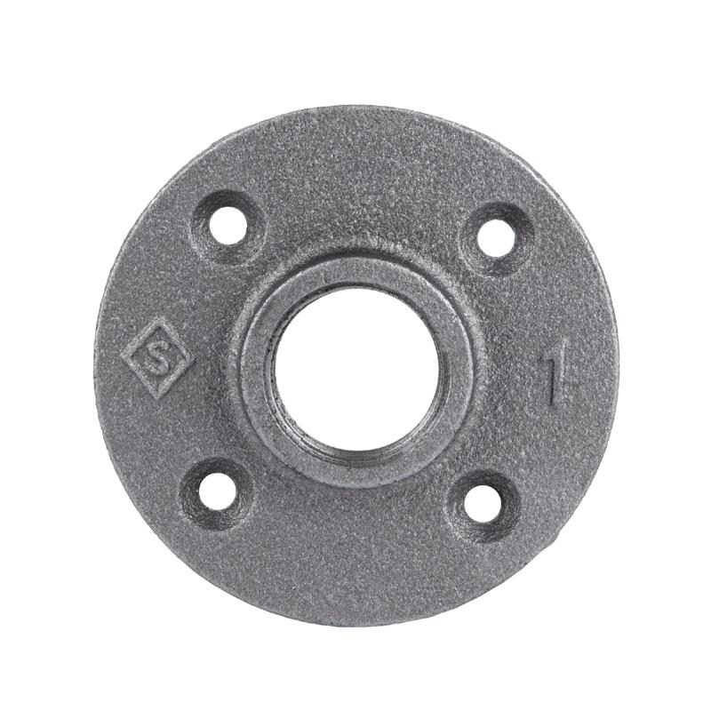 STZ Industries 1 in. FIP each Black Malleable Iron Floor Flange