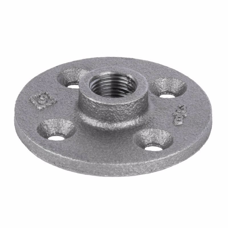 STZ Industries 3/8 in. FIP each Black Malleable Iron 2.75 in. L Floor Flange