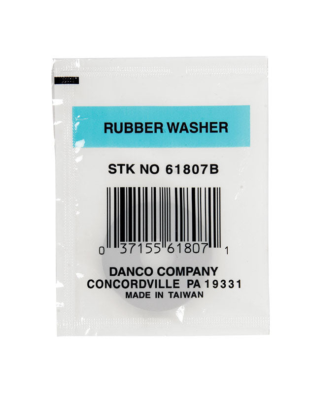 Danco 3/8 in. D Rubber Washer 1 pk