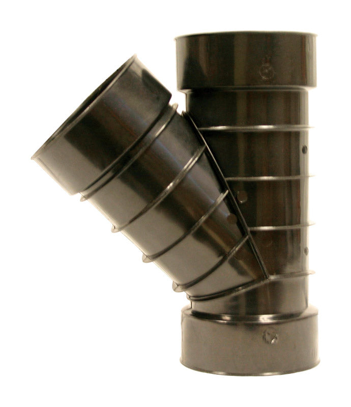 Advanced Drainage Systems Schedule 40 4 in. Snap X 4 in. D Snap Polyethylene 12 in. Wye 1 pk