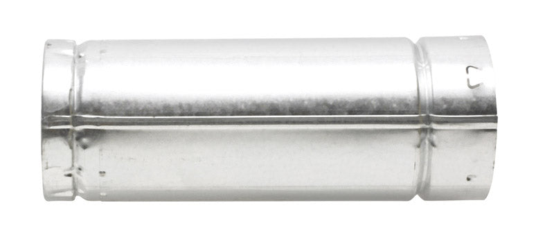 Selkirk 4 in. D X 12 in. L Aluminum Round Gas Vent Pipe