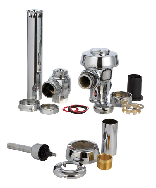 Sloan Regal Flush Valve Silver Polished Chrome Brass For AquaFlush