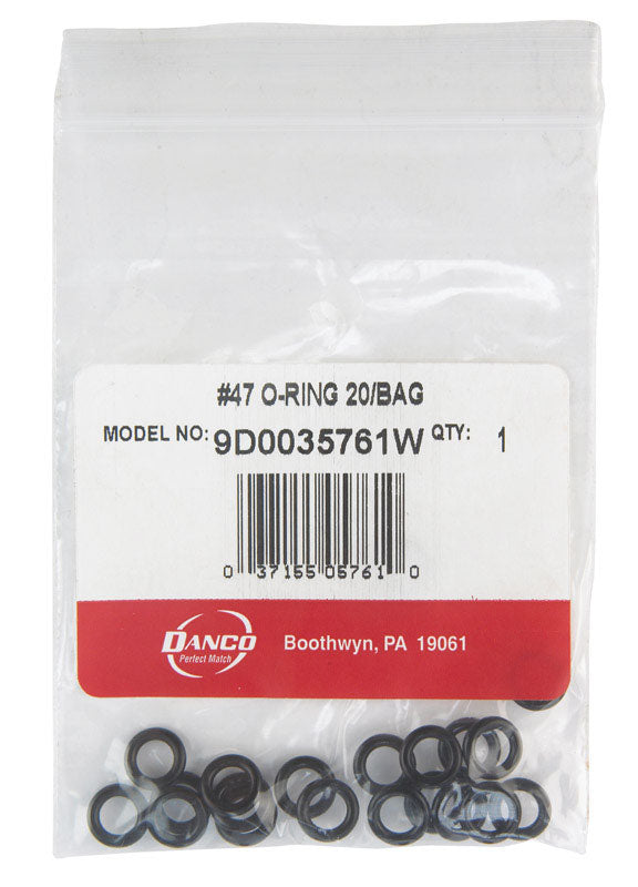Danco 11/32 in. D X 7/32 in. D #47 Rubber O-Ring 20 pk