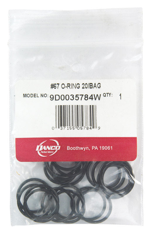 Danco 13/16 in. D X 5/8 in. D Rubber O-Ring 20 pk