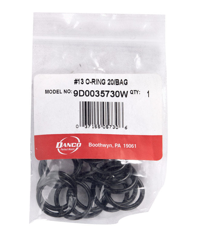 Danco 7/8 in. D X 0.69 in. D Rubber O-Ring 20 pk