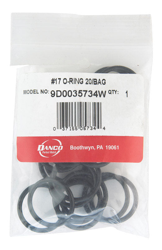 Danco 1-1/16 in. D X 0.88 in. D Rubber O-Ring 20 pk