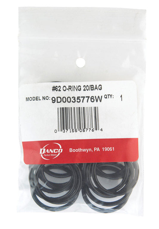 Danco 1-1/4 in. D X 1 in. D #62 Rubber O-Ring 20 pk
