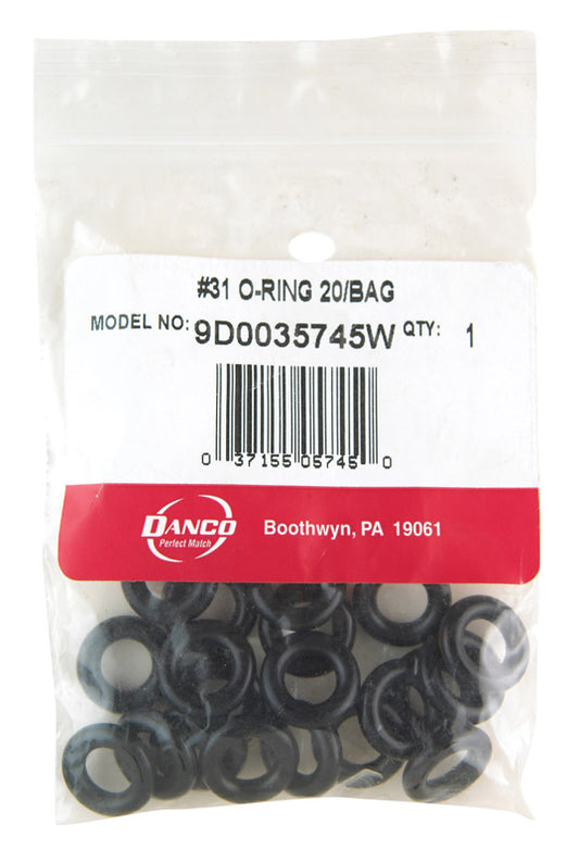 Danco 9/16 in. D X 0.31 in. D Rubber O-Ring 20 pk