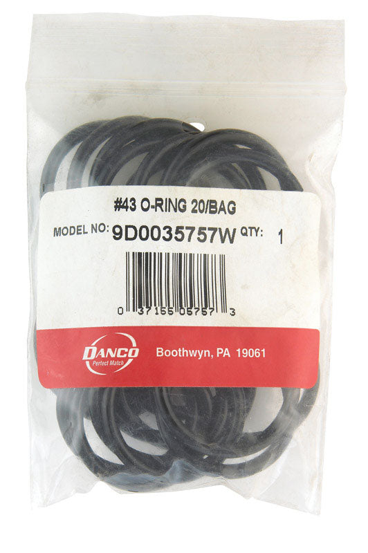 Danco 1-3/8 in. D X 1-1/8 in. D Rubber O-Ring 20 pk