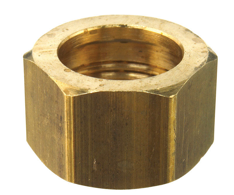 JMF Company 5/8 in. Compression X 5/8 in. D Compression Brass Nut