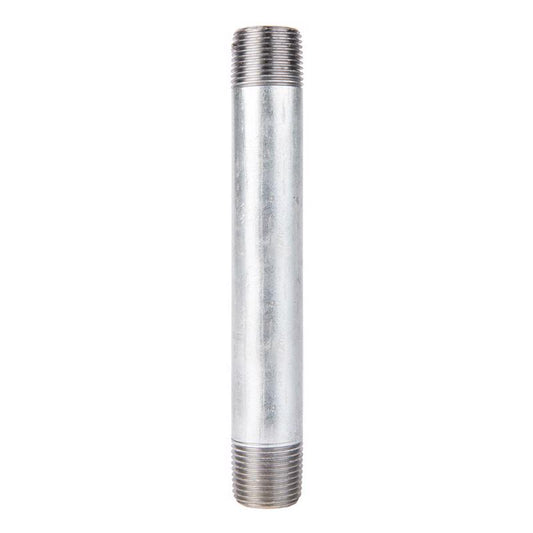 STZ Industries 1/2 in. MIP each X 1/2 in. D MIP Galvanized Steel 5-1/2 in. L Nipple
