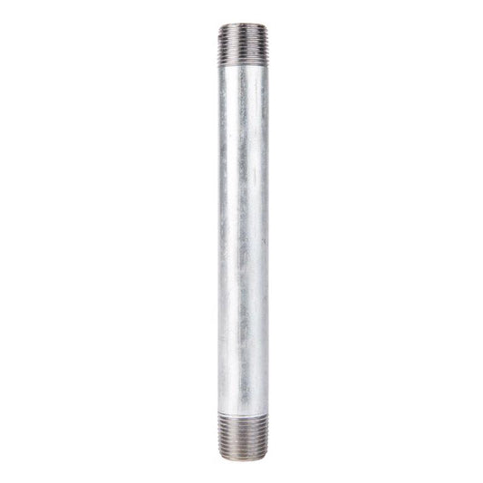 STZ Industries 1/2 in. MIP each X 1/2 in. D MIP Galvanized Steel 7 in. L Nipple