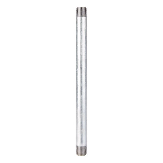STZ Industries 1/2 in. MIP each X 1/2 in. D MIP Galvanized Steel 12 in. L Nipple