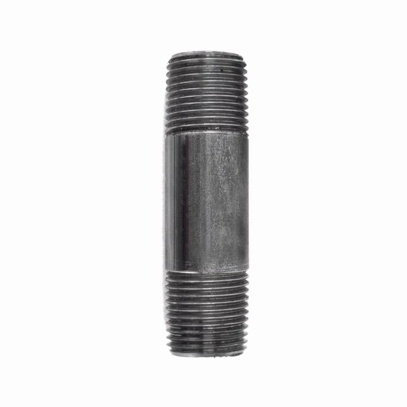 STZ Industries 1/4 in. MIP each X 1/4 in. D MIP Black Steel 3 in. L Nipple