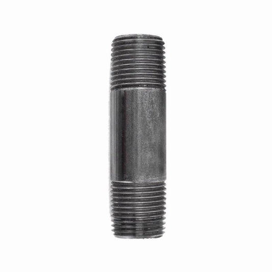 STZ Industries 1/4 in. MIP each X 1/4 in. D MIP Black Steel 3 in. L Nipple