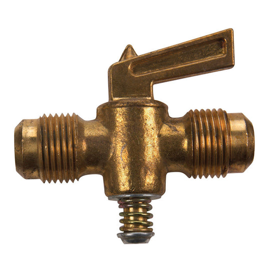 JMF Company Anderson 1/2 in. MPT X 1/2 in. MPT Brass Ground Plug Valve