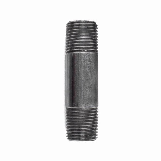 STZ Industries 3/8 in. MIP each X 3/8 in. D MIP Black Steel 3 in. L Nipple