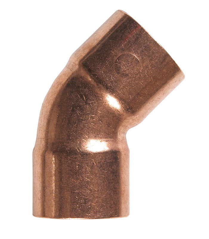 NIBCO 1 in. Sweat X 1 in. D Sweat Copper 45 Degree Elbow 1 pk