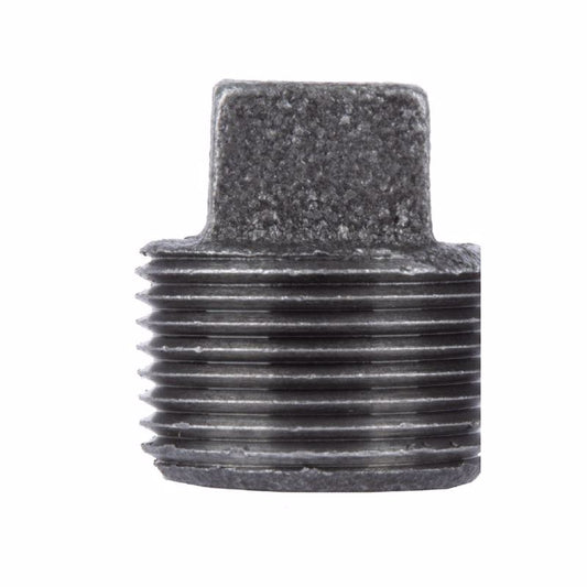 STZ Industries 3/8 in. MIP each Black Malleable Iron Plug