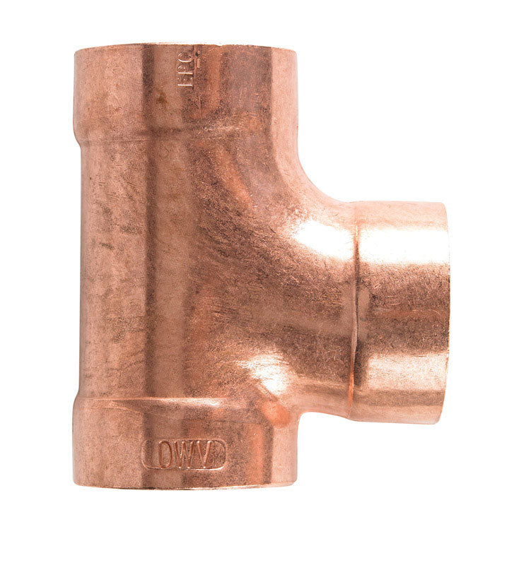 NIBCO 1-1/2 in. Sweat X 1-1/2 in. D Sweat Copper Sanitary Tee 1 pk