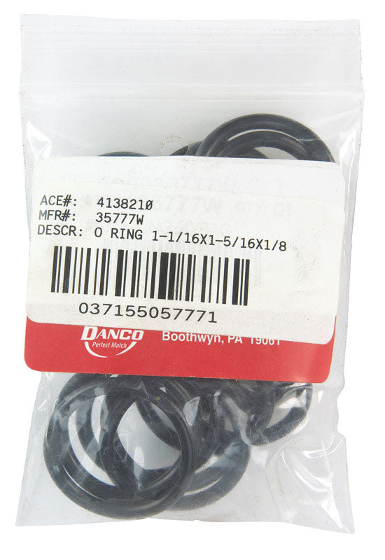 Danco 1-5/16 in. D X 1-1/16 in. D #63 Rubber O-Ring 20 pk