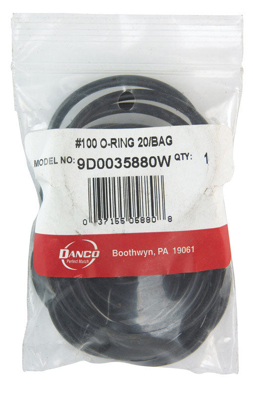 Danco 2 in. D X 1-3/4 in. D Rubber O-Ring 20 pk