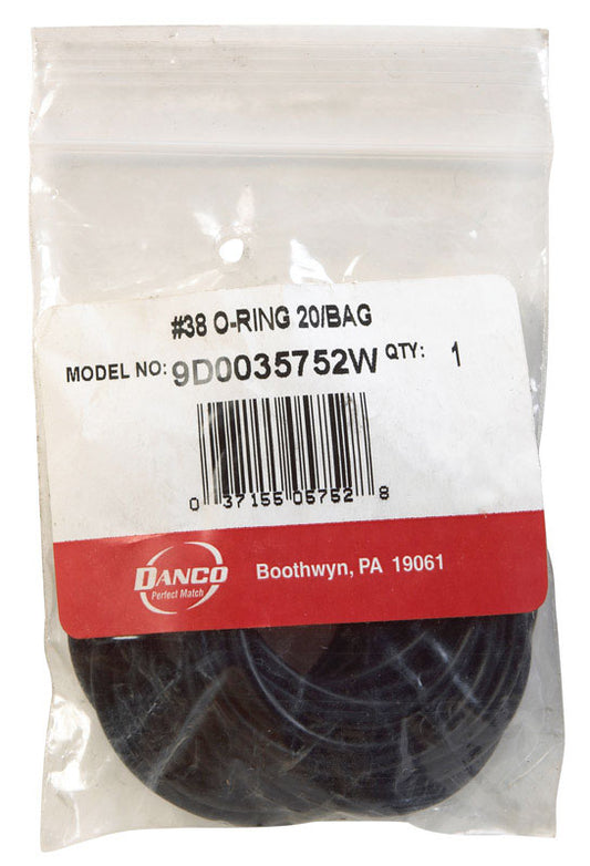 Danco 1-3/4 in. D X 1-9/16 in. D #38 Rubber O-Ring 20 pk