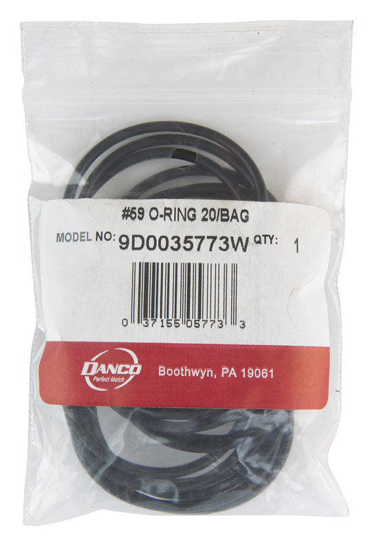 Danco 1-7/8 in. D X 1-11/16 in. D #59 Rubber O-Ring 20 pk