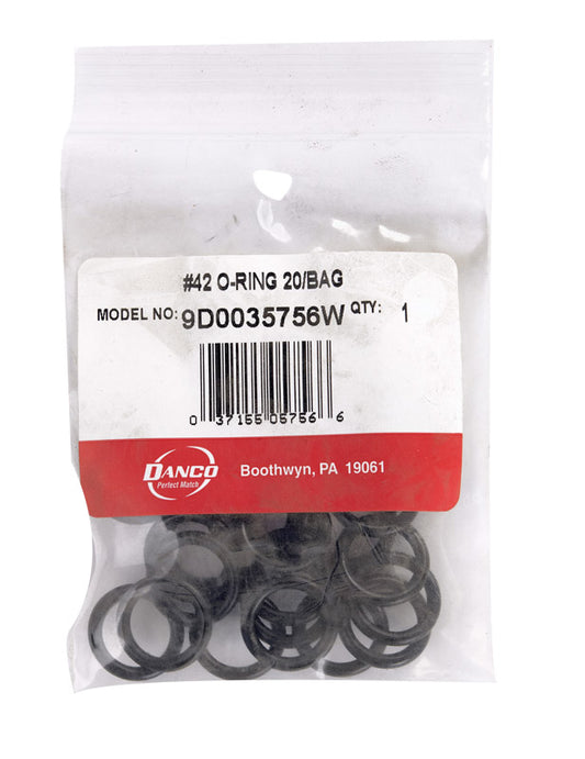 Danco 11/16 in. D X 1/2 in. D #42 Rubber O-Ring 20 pk