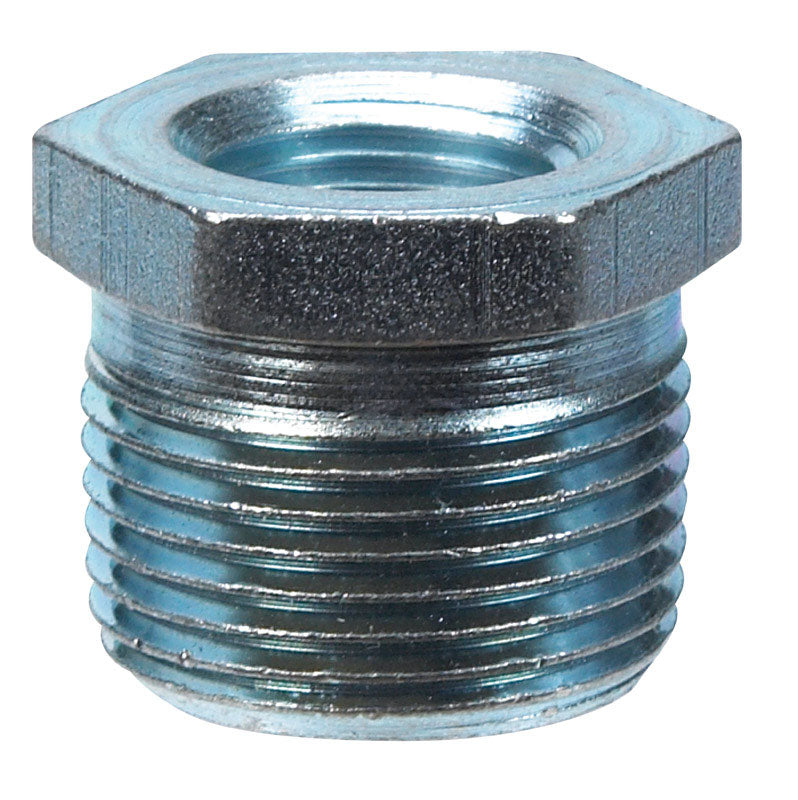 Billco Corporation 1/2 in. MPT X 1/4 in. D MPT Galvanized Hex Bushing