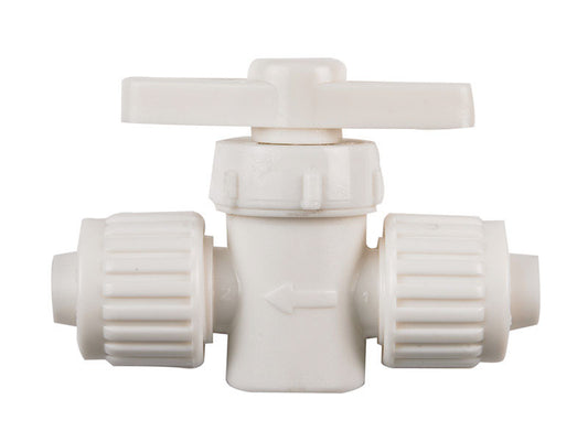 Flair-It 1/2 in. PEX X 1/2 in. PEX Plastic Supply Valve