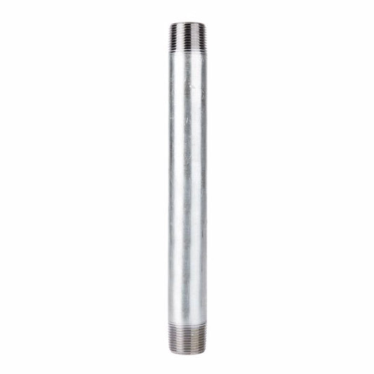 STZ Industries 1 in. MIP each X 1 in. D MIP Galvanized Steel 11 in. L Nipple