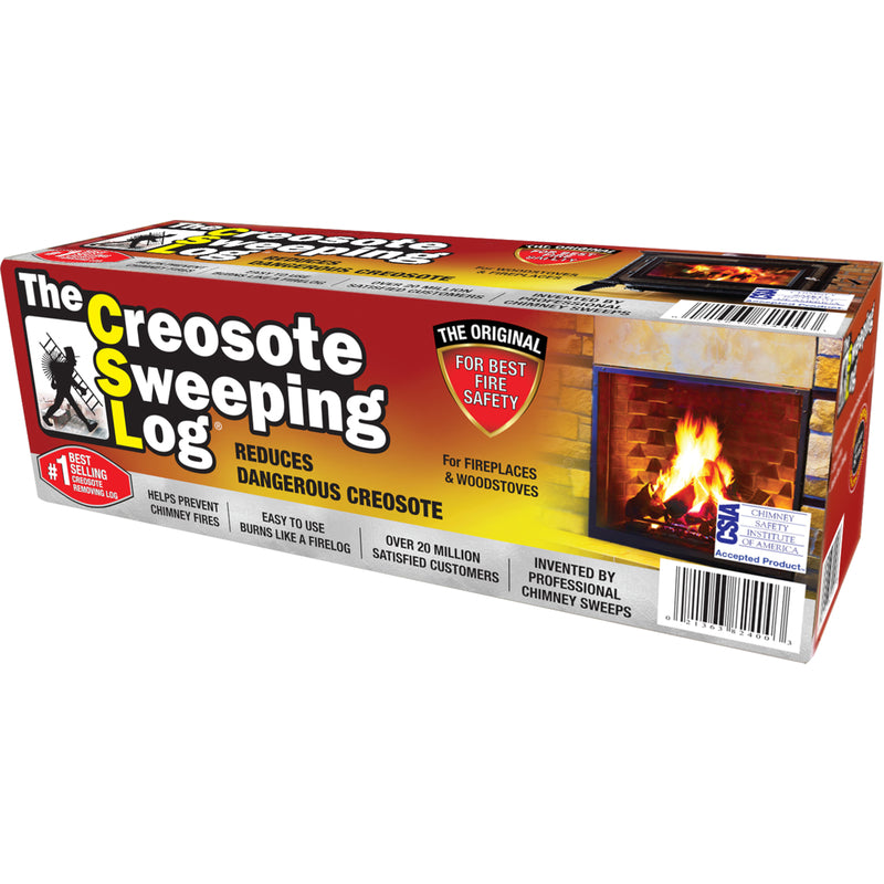 CSL Creosote Sweeping Fire Log 2 hr 1 pk