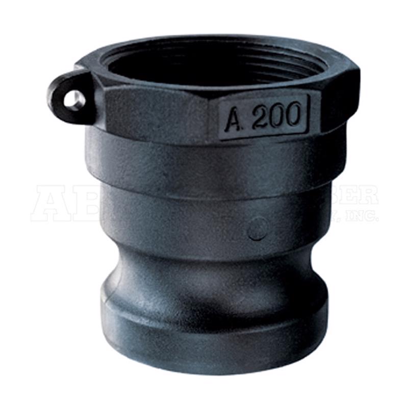 Abbott Rubber Polypropylene 3 in. D X 3 in. D Male Adapter 1 pk