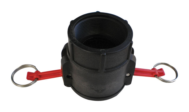 Abbott Rubber Polypropylene 1-1/2 in. D X 1-1/2 in. D Female Coupler 1 pk