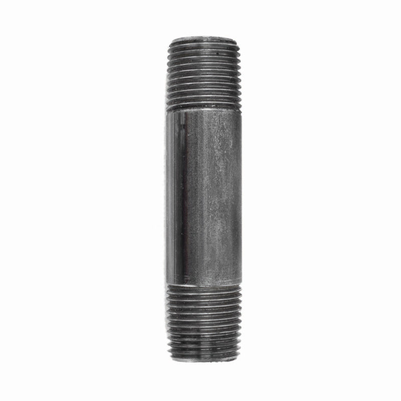 STZ Industries 3/8 in. MIP each X 3/8 in. D MIP Black Steel 3-1/2 in. L Nipple