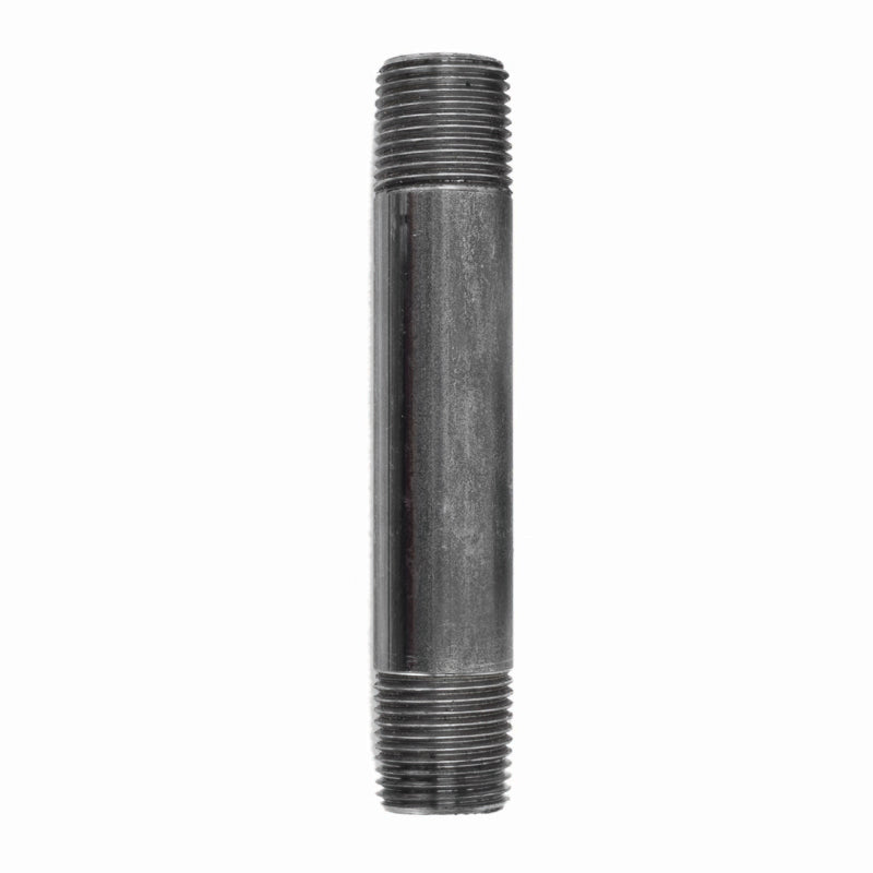 STZ Industries 3/8 in. MIP each X 3/8 in. D MIP Black Steel 4-1/2 in. L Nipple