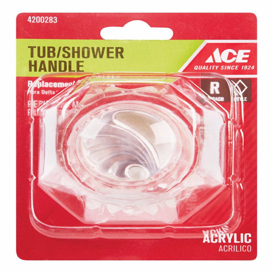 Ace For Delta Clear Tub and Shower Faucet Handle