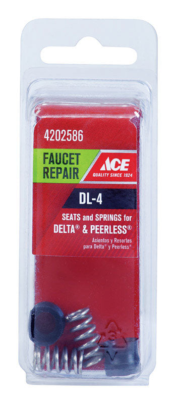 Ace For Delta/Peerless 1/2 in.-24 Plastic/Metal Faucet Seats and Springs