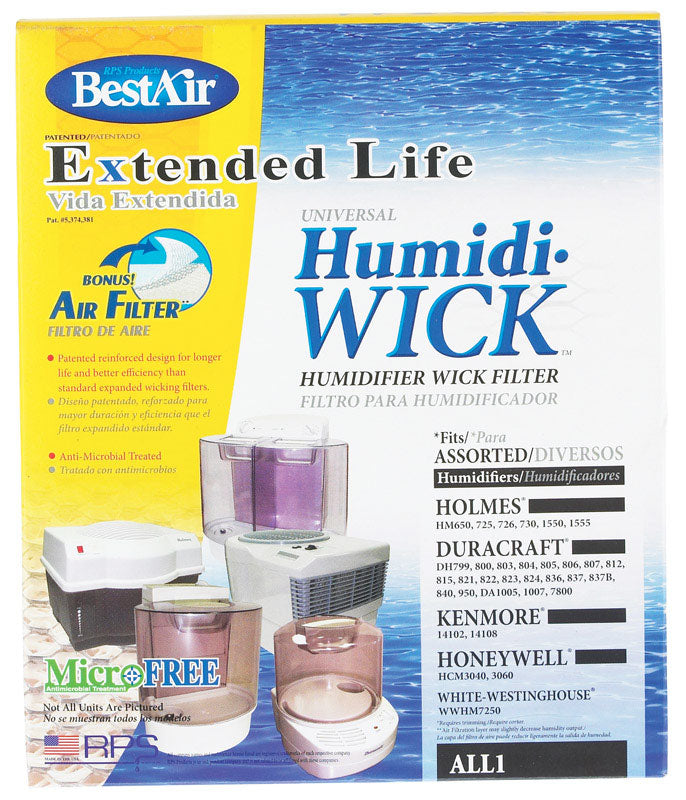 BestAir Humidifier Wick 1 pk For Holmes, Duracraft, Honeywell, Sears/Kenmore