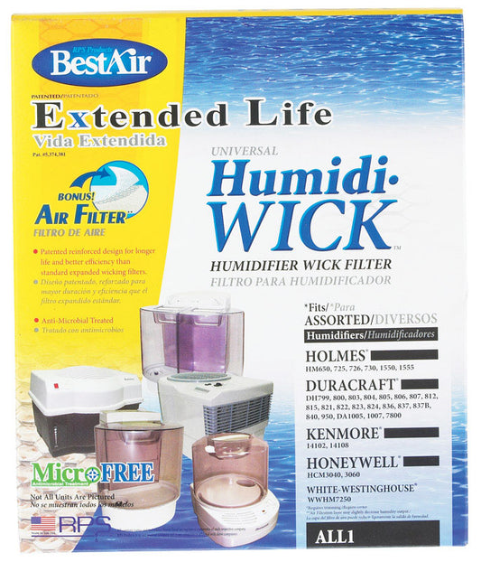 BestAir Humidifier Wick 1 pk For Holmes, Duracraft, Honeywell, Sears/Kenmore